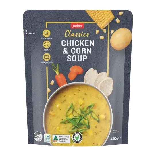 Chicken Corn Pouch Soup