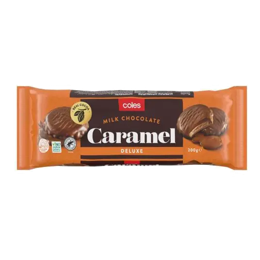 Chocolate Biscuits Caramel Deluxe