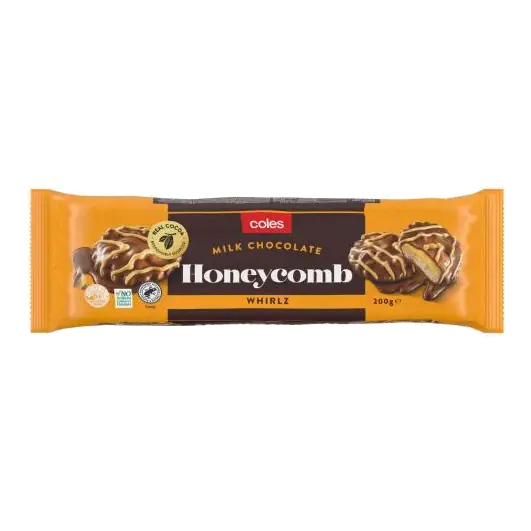 Chocolate Biscuits Whirlz Honeycomb