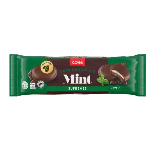 Chocolate Mint Supremes Biscuits