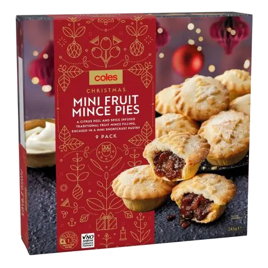 Christmas Mini Fruit Mince Pies 9 Pack
