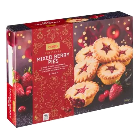 Christmas Mixed Berry Pies 6 Pack