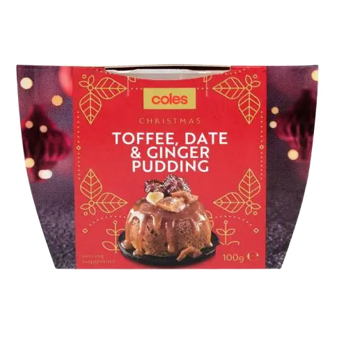 Christmas Toffee Date And Ginger Pudding