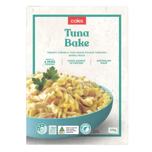 Convenience Meals Tuna Bake
