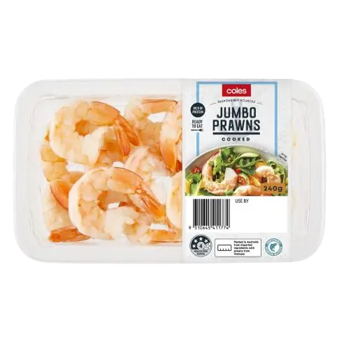 Cooked Jumbo Prawn Cutlets