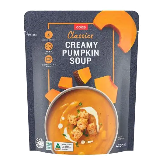Creamy Pumpkin Soup Pouch