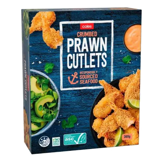 Crumbed Prawn Cutlets