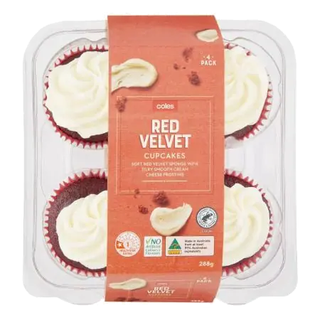 Cupcakes Red Velvet 4 Pack