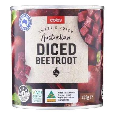 Diced Beetroot