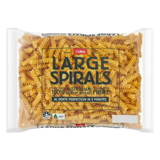 Durum Wheat Pasta Large Spirals