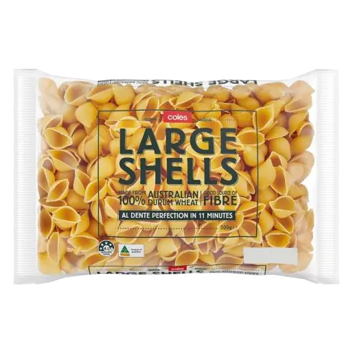 Durum Wheat Pasta Shells Large