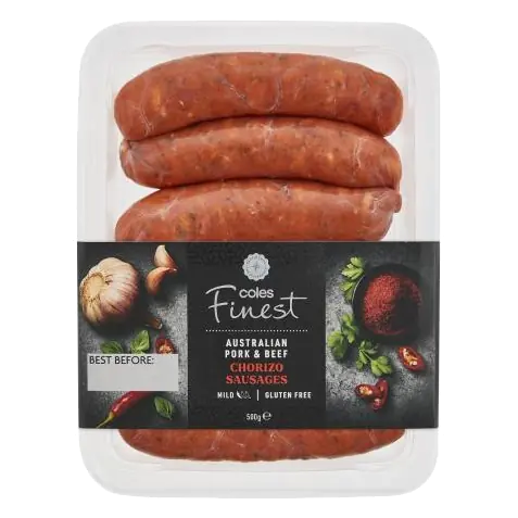 Australian Pork & Beef Chorizo Sausages