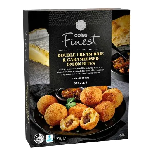 Double Cream Brie & Caramelised Onion Bites