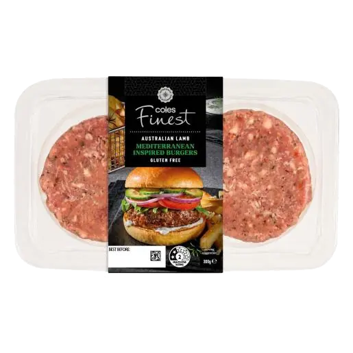 Lamb Burger Mediterranean Inspired