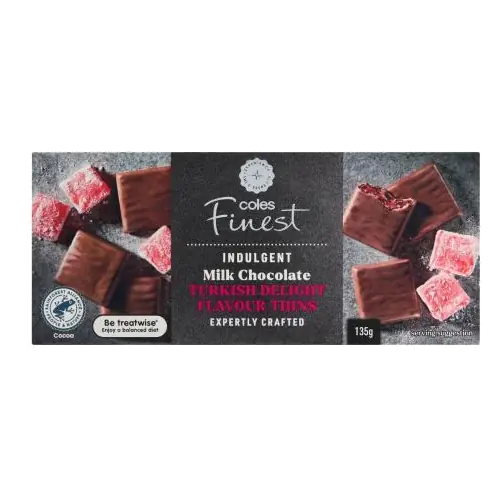 Milk Chocolate Turkish Delight Thins