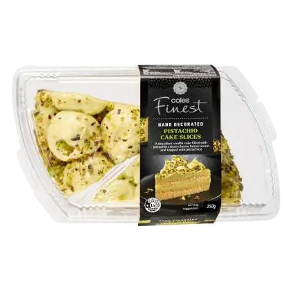 Pistachio Cake Slice 2 Pack