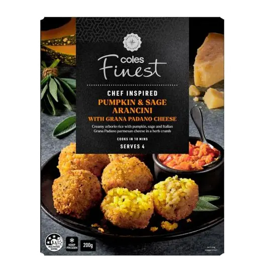 Pumpkin & Sage Arancini With Grana Padano Cheese