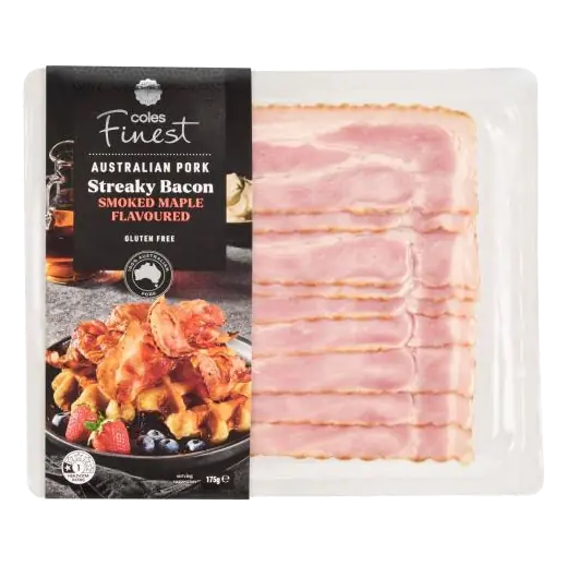 Rindless Smoked Maple Streaky Bacon