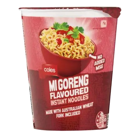 Flavoured Mi Goreng Noodle Cup