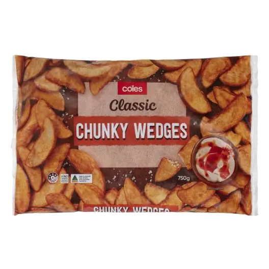 Frozen Australian Potato Chunky Wedges