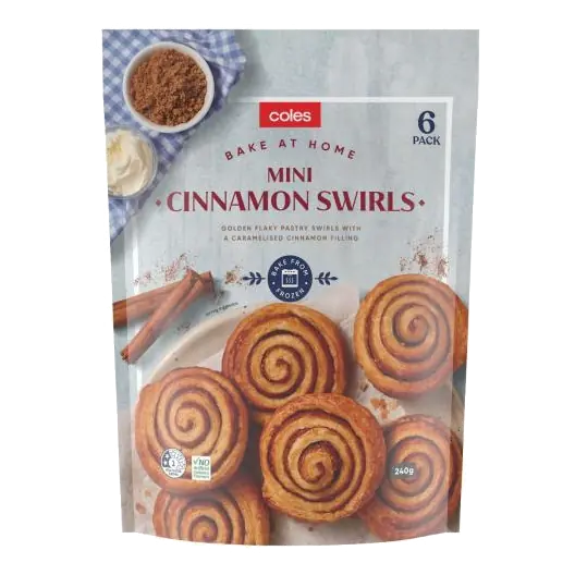 Frozen Bake At Home Mini Cinnamon Swirls 6 Pack