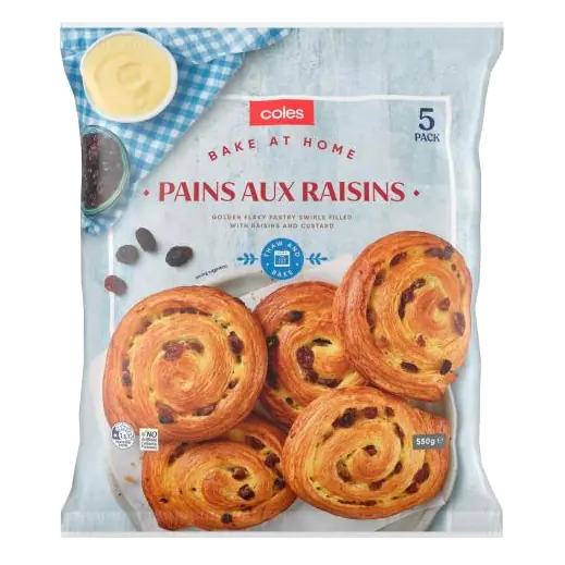Frozen Bake At Home Pains Aux Raisins 5 Pack