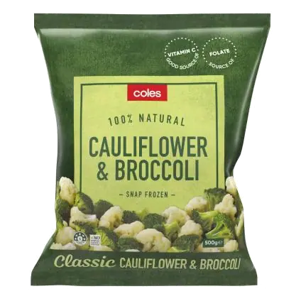 Frozen Cauliflower & Broccoli