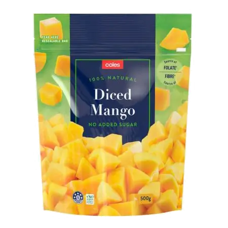 Frozen Fruit Diced Mango