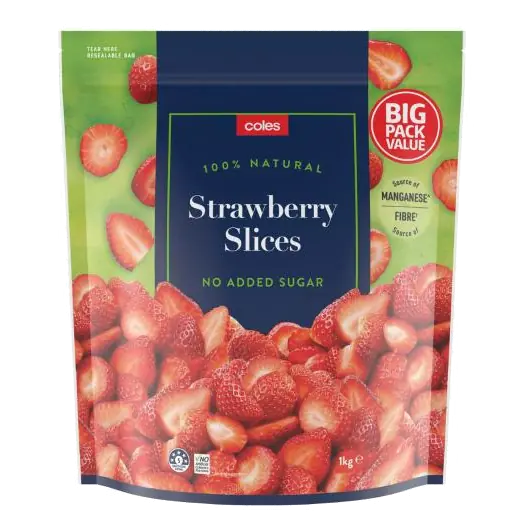 Frozen Fruit Strawberry Slices