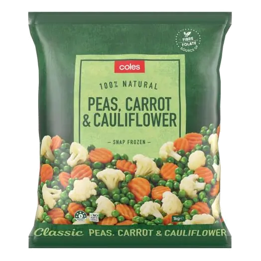 Frozen Peas Carrots Cauliflower