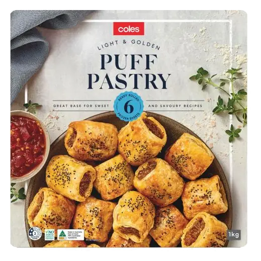 Frozen Puff Pastry 6 Sheets
