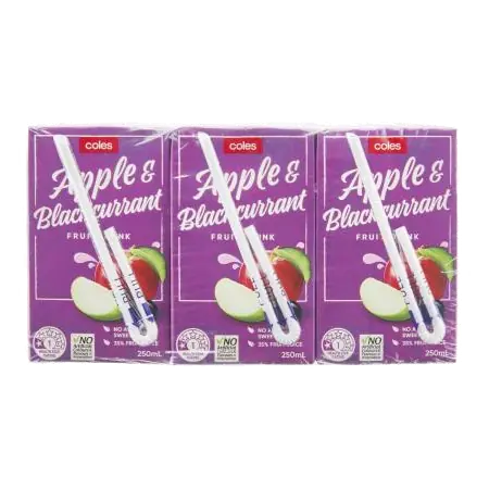 Fruit Drink Apple & Blackcurrant 6 Pack