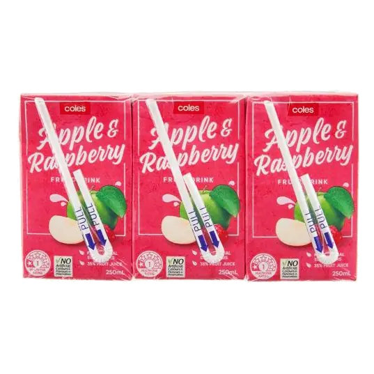 Fruit Drink Apple & Raspberry 6 Pack