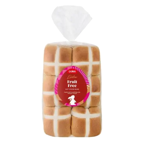 Fruit Free Hot Cross Buns