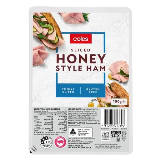 Honey Sliced Ham Sow Stall Free