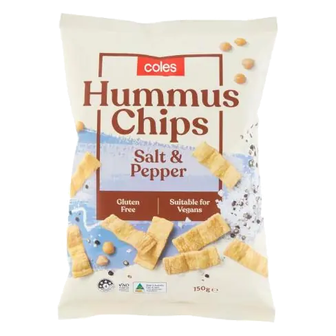 Hummus Chips Salt & Pepper