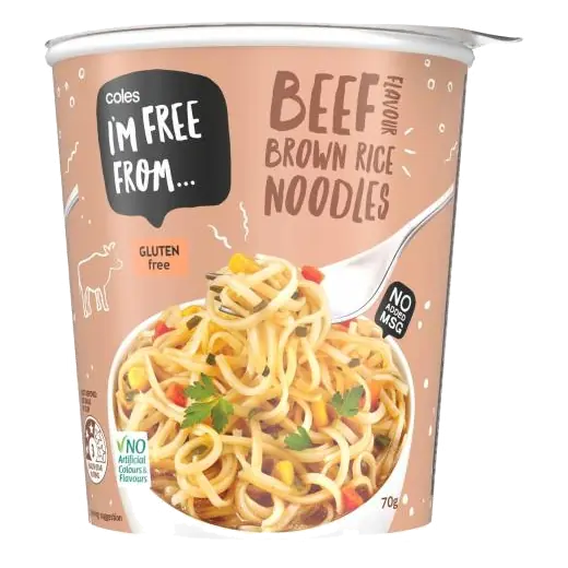 Gluten Brown Rice Noodle Cups Beef