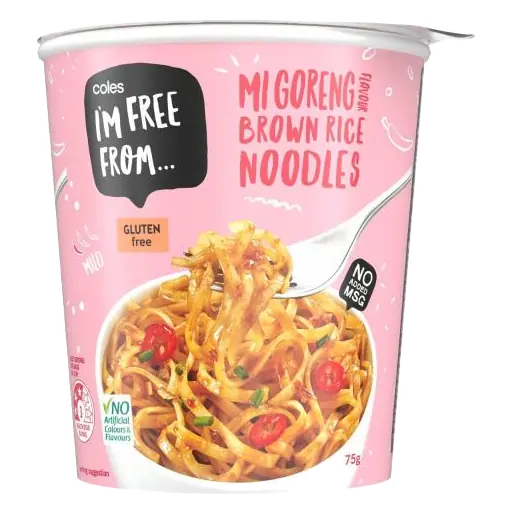 Gluten Brown Rice Noodle Cups Mi Goreng