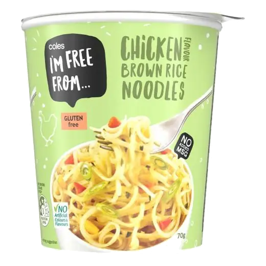 Gluten Free Brown Rice Noodle Cups Chicken