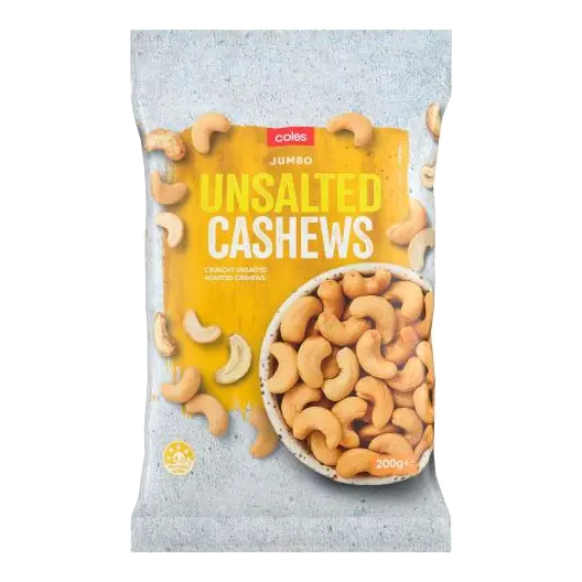 Jumbo Unsalted Cashews