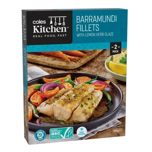 Barramundi Skin On Lemon Herb Glaze 2 Pack