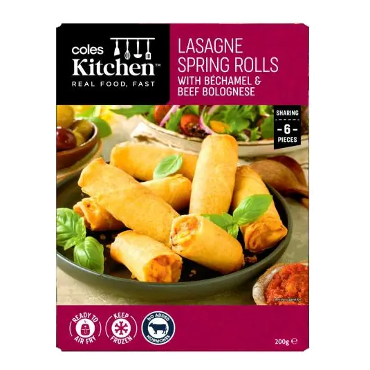 Beef Lasagne Spring Rolls