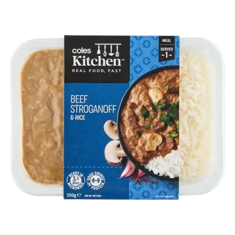 Beef Stroganoff And Rice