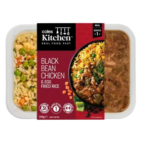 Black Bean Chicken And Egg Fried Rice
