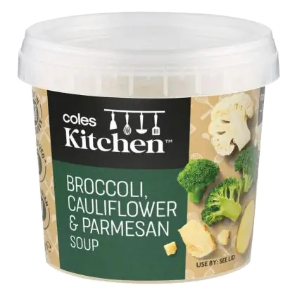 Broccoli Cauliflower & Parmesan Soup