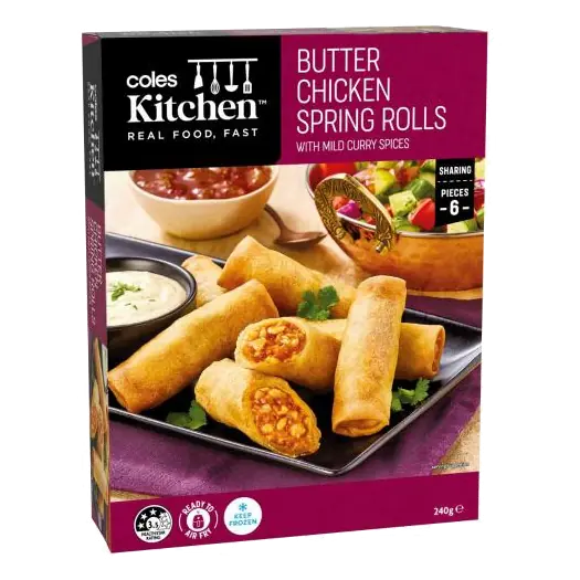 Butter Chicken Spring Rolls