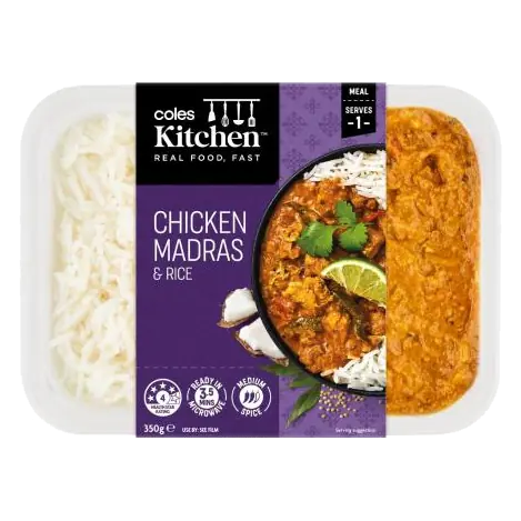 Chicken Madras & Rice