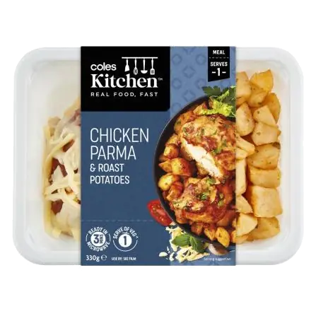 Chicken Parma & Roast Potatoes