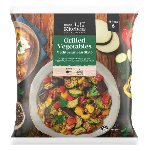 Grilled Mediterranean Style Vegetables