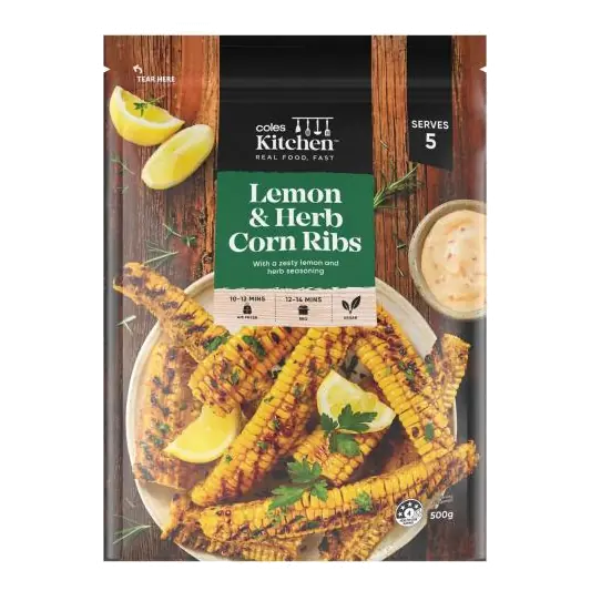 Lemon & Herb Corn Ribs